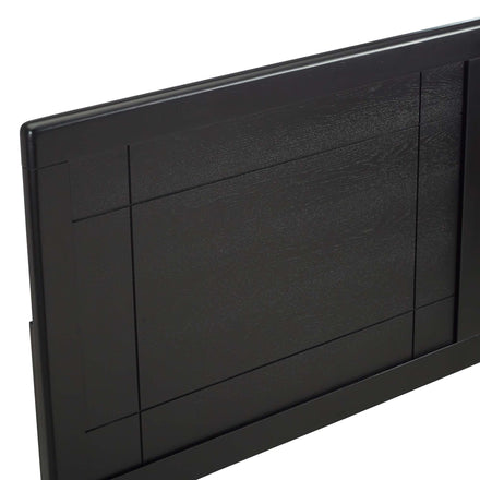 Archie Wood Queen Headboard in Black