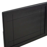 Sanctum Wood King Headboard in Black