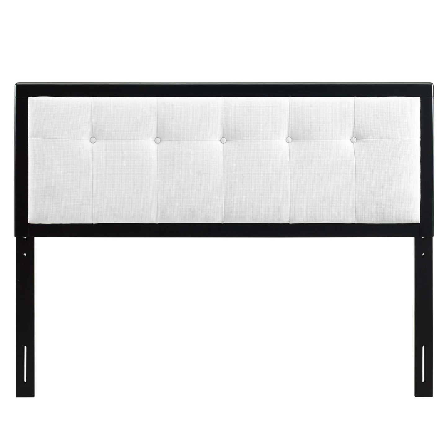 Draper Tufted Fabric and Wood Twin Headboard by Furniture For America