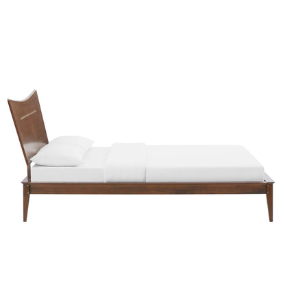 Astra Wood King Platform Bed by Furniture For America