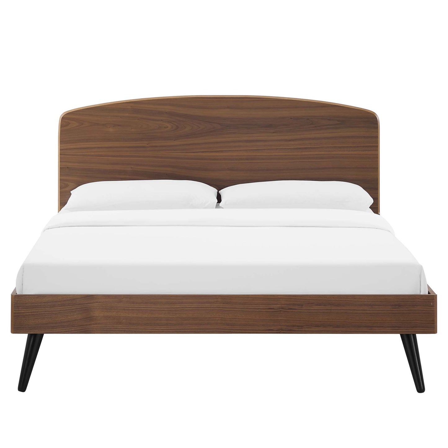 Bronwen Wood Queen Platform Bed by Furniture For America