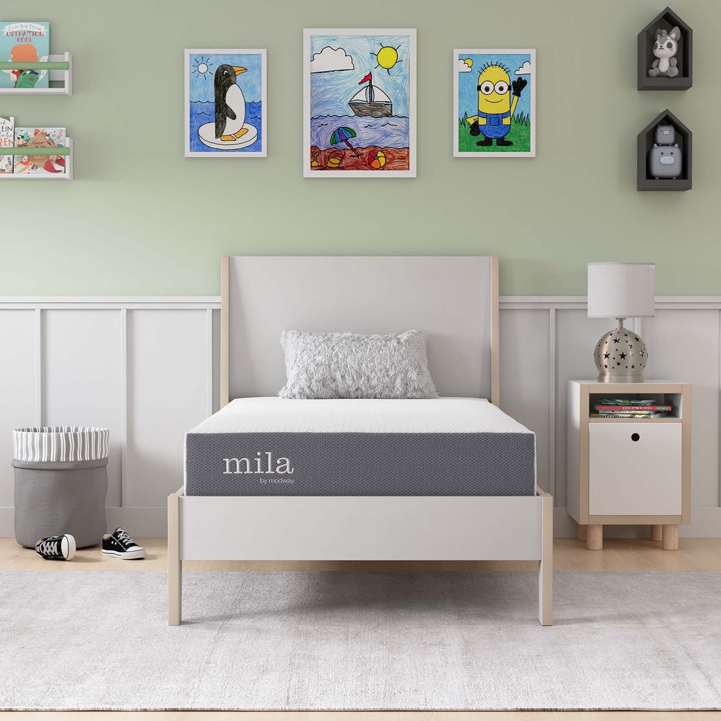 Mila 8" Twin Mattress by Furniture for America