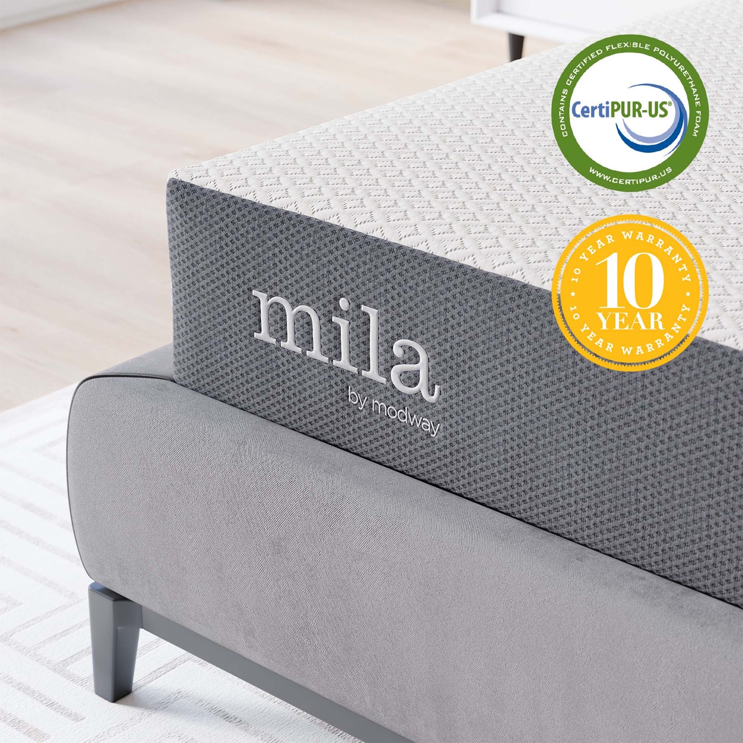 Mila 8" King Mattress by Furniture for America