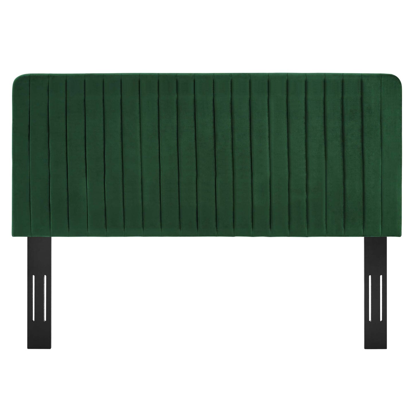 Milenna Channel Tufted Performance Velvet Full/Queen Headboard by Furniture For America