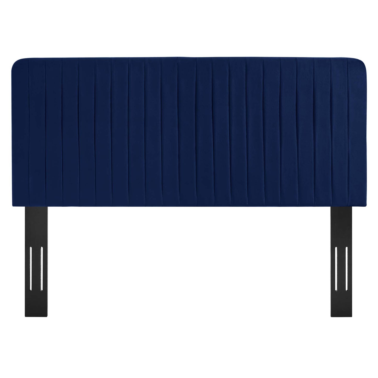 Milenna Channel Tufted Performance Velvet King/California King Headboard by Furniture For America