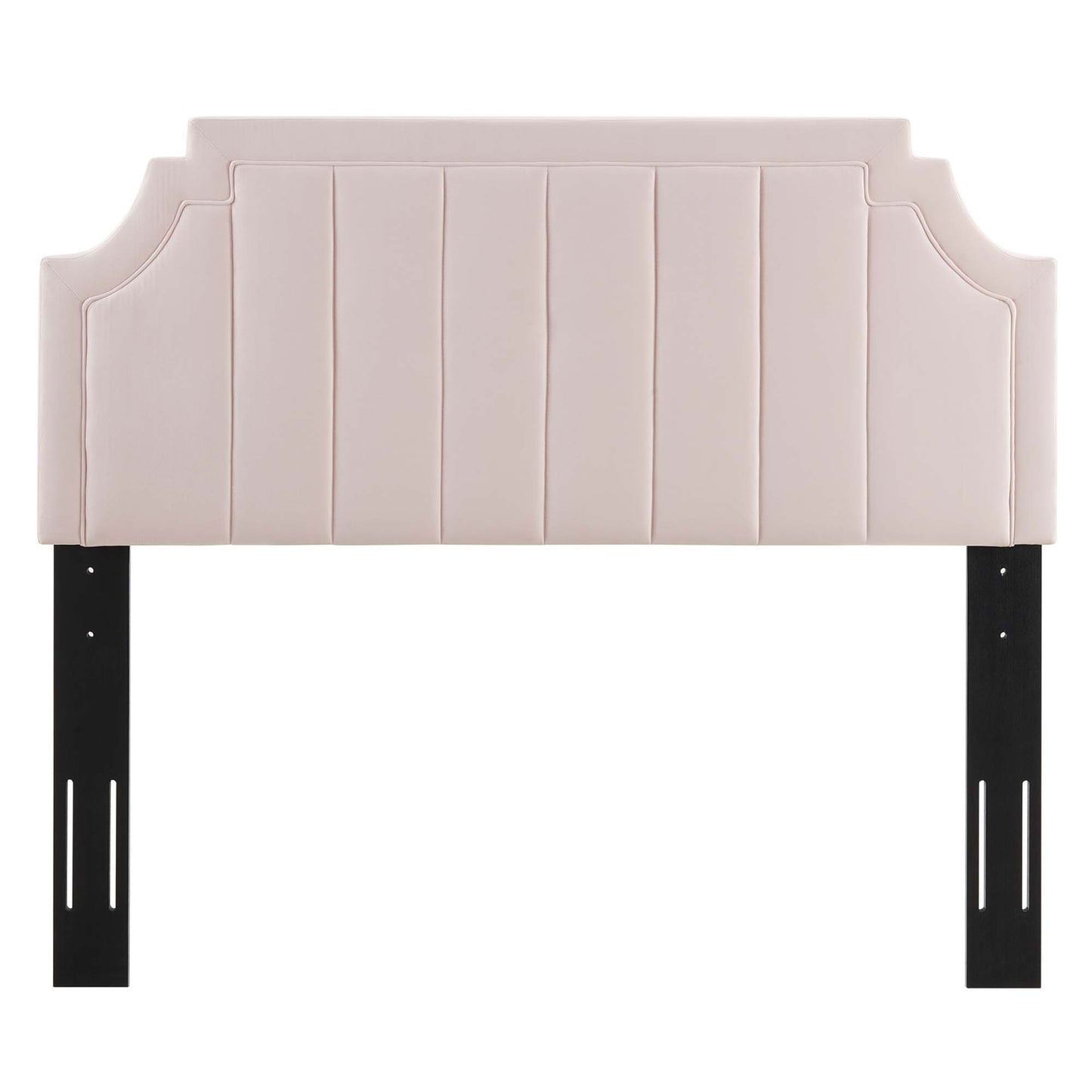 Alyona Channel Tufted Performance Velvet Full/Queen Headboard by Furniture For America