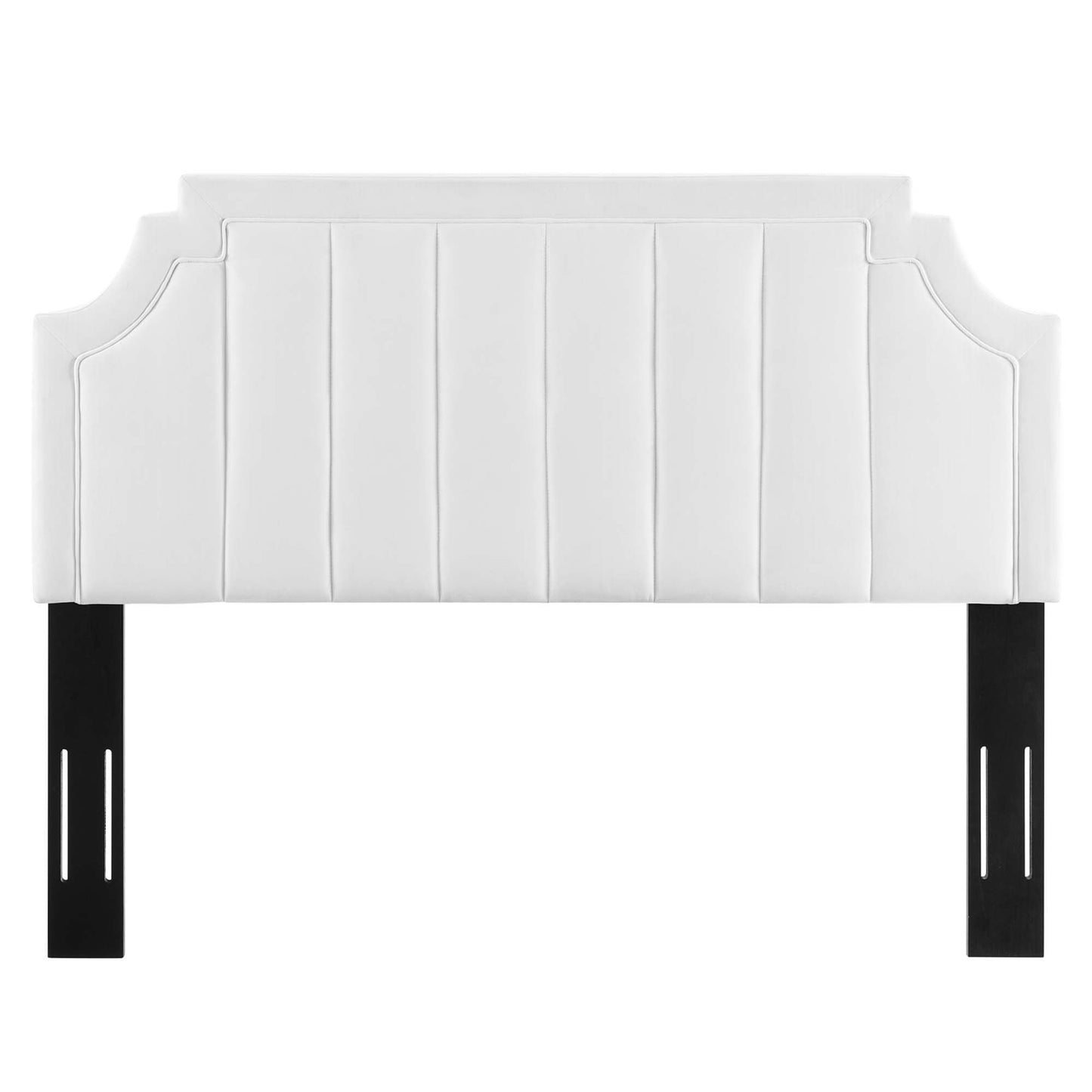 Alyona Channel Tufted Performance Velvet Full/Queen Headboard by Furniture For America