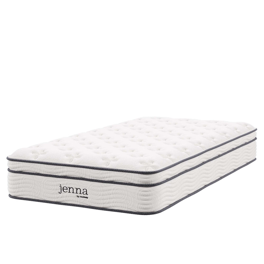 Aria 10" Innerspring and Foam Twin XL Mattress in White