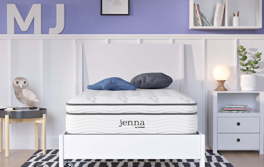 Aria 10" Innerspring and Foam Twin XL Mattress in White