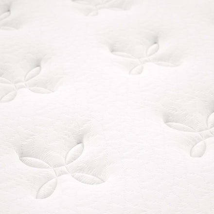 Jenna 10" Innerspring and Foam Twin XL Mattress in White
