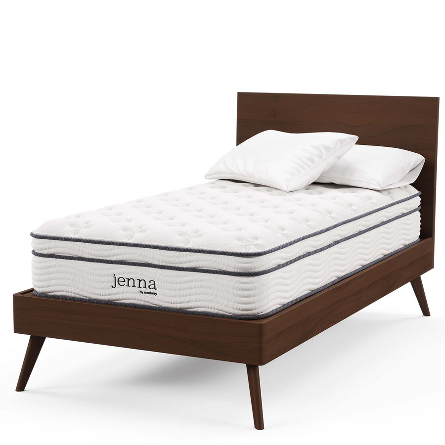 Aria 10" Innerspring and Foam Twin XL Mattress in White