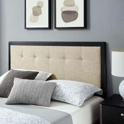 Willow Wood Queen Platform Bed With Splayed Legs by Furniture For America