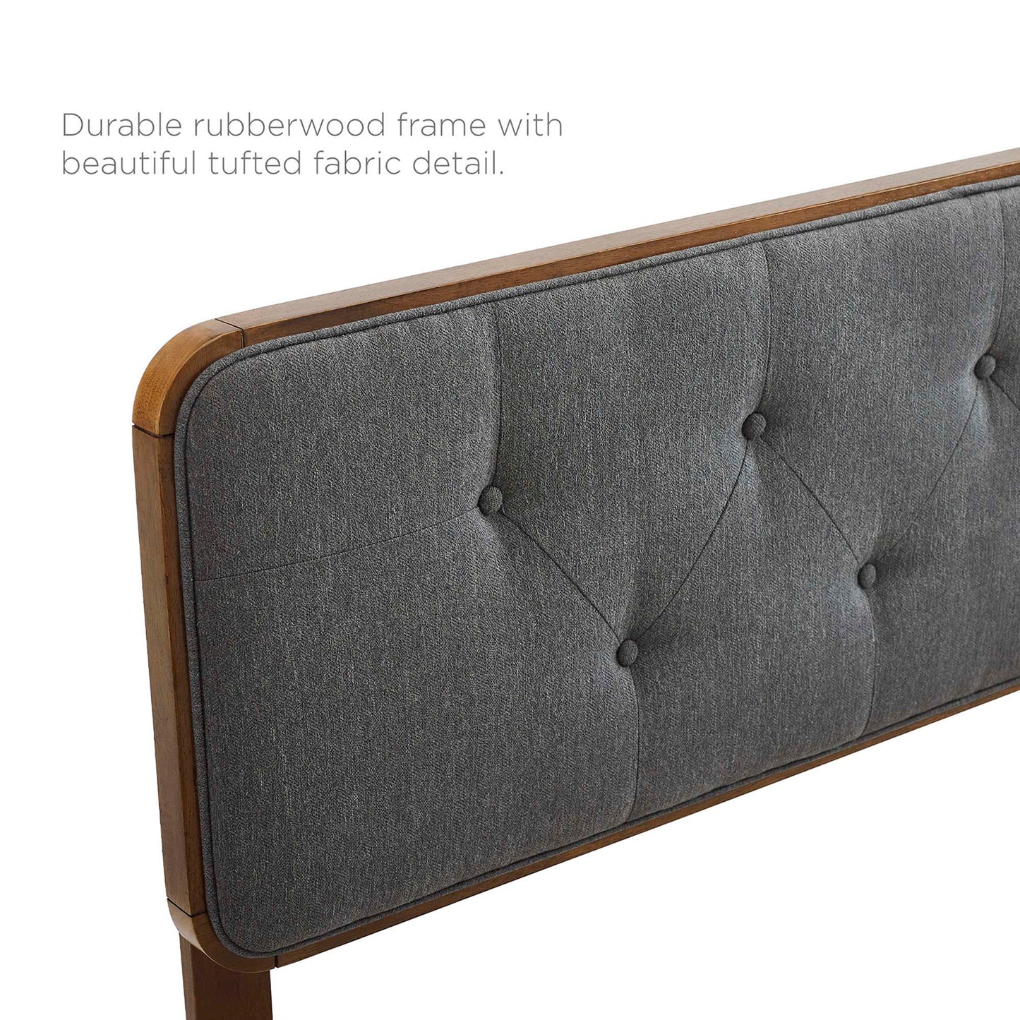Bridgette Wood Queen Platform Bed With Splayed Legs by Furniture For America