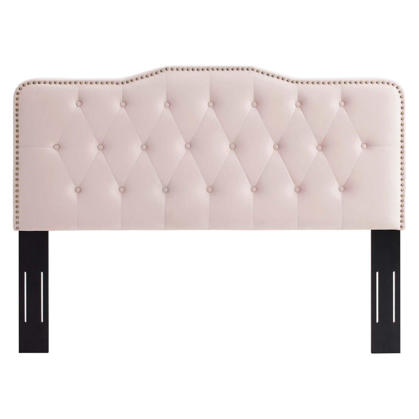 Sophia Tufted Performance Velvet Full/Queen Headboard by Furniture For America