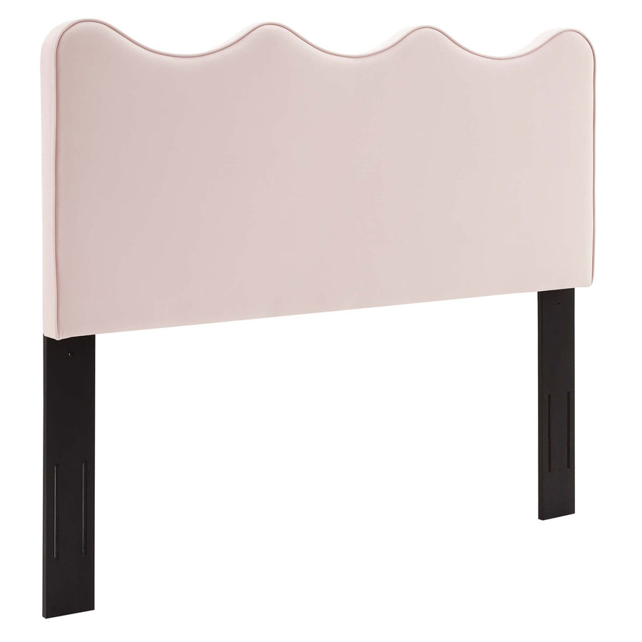 Hazel Performance Velvet Twin Headboard in Pink