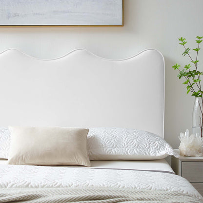 Athena Performance Velvet Twin Headboard by Furniture For America