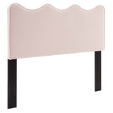 Hazel Performance Velvet Full/Queen Headboard in Pink
