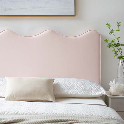 Athena Performance Velvet Full/Queen Headboard by Furniture For America