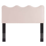 Hazel Performance Velvet Full/Queen Headboard in Pink