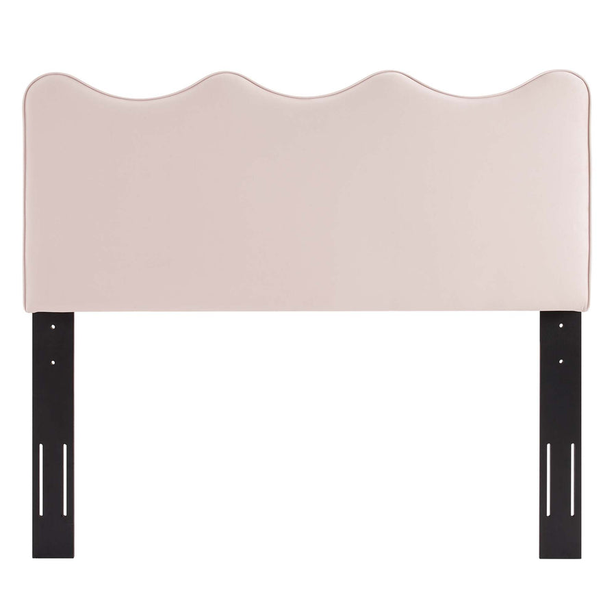 Hazel Performance Velvet Full/Queen Headboard in Pink