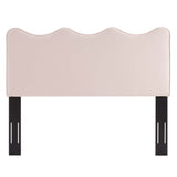 Hazel Performance Velvet Full/Queen Headboard in Pink