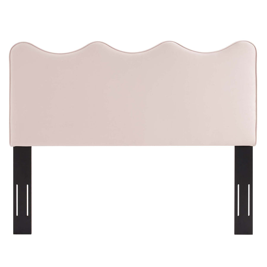 Hazel Performance Velvet Full/Queen Headboard in Pink