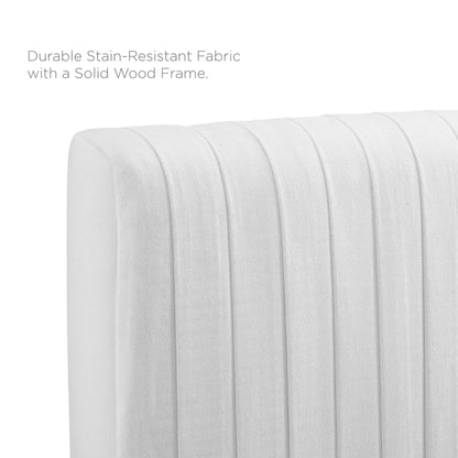 Peyton Performance Velvet Queen Platform Bed by Furniture For America