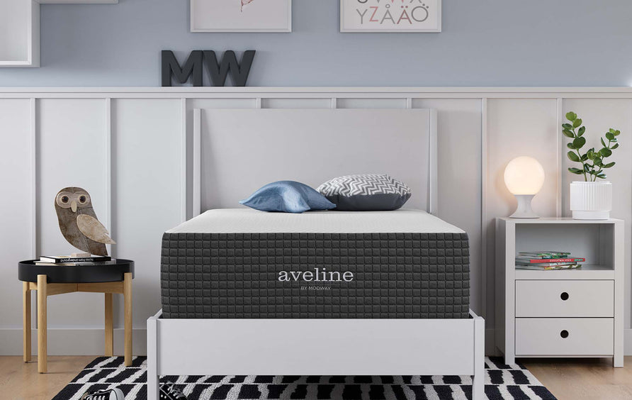 Juno 12" Memory Foam Twin Mattress in White