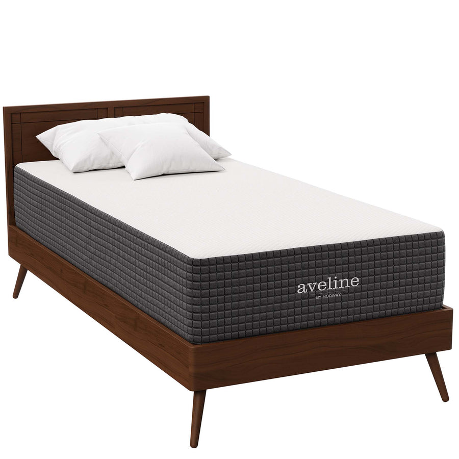 Juno 12" Memory Foam Twin Mattress in White