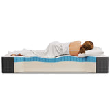 Juno 12" Memory Foam Twin Mattress in White