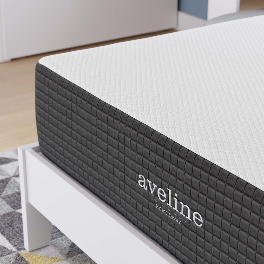 Juno 12" Memory Foam Full Mattress in White