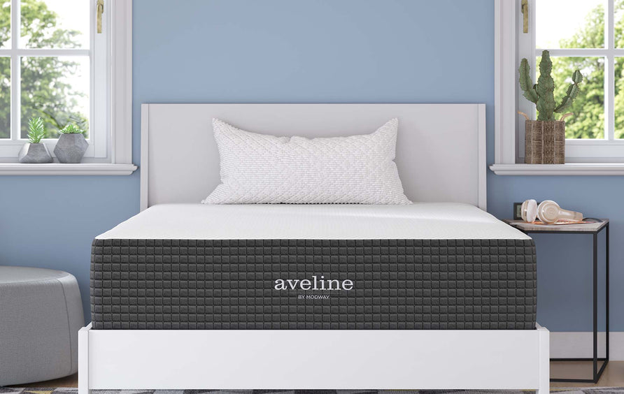 Juno 12" Memory Foam Full Mattress in White