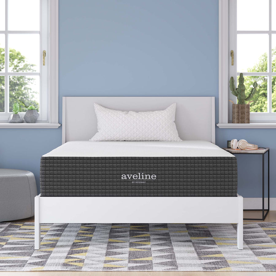 Juno 12" Memory Foam Full Mattress in White