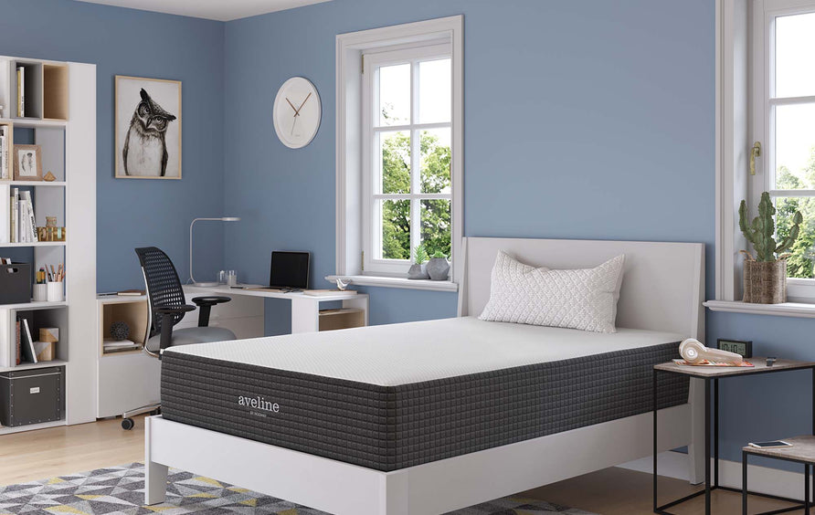Juno 12" Memory Foam Full Mattress in White