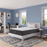 Juno 12" Memory Foam Full Mattress in White
