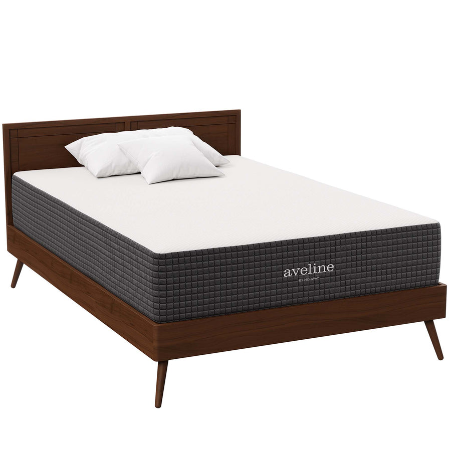 Juno 12" Memory Foam Full Mattress in White
