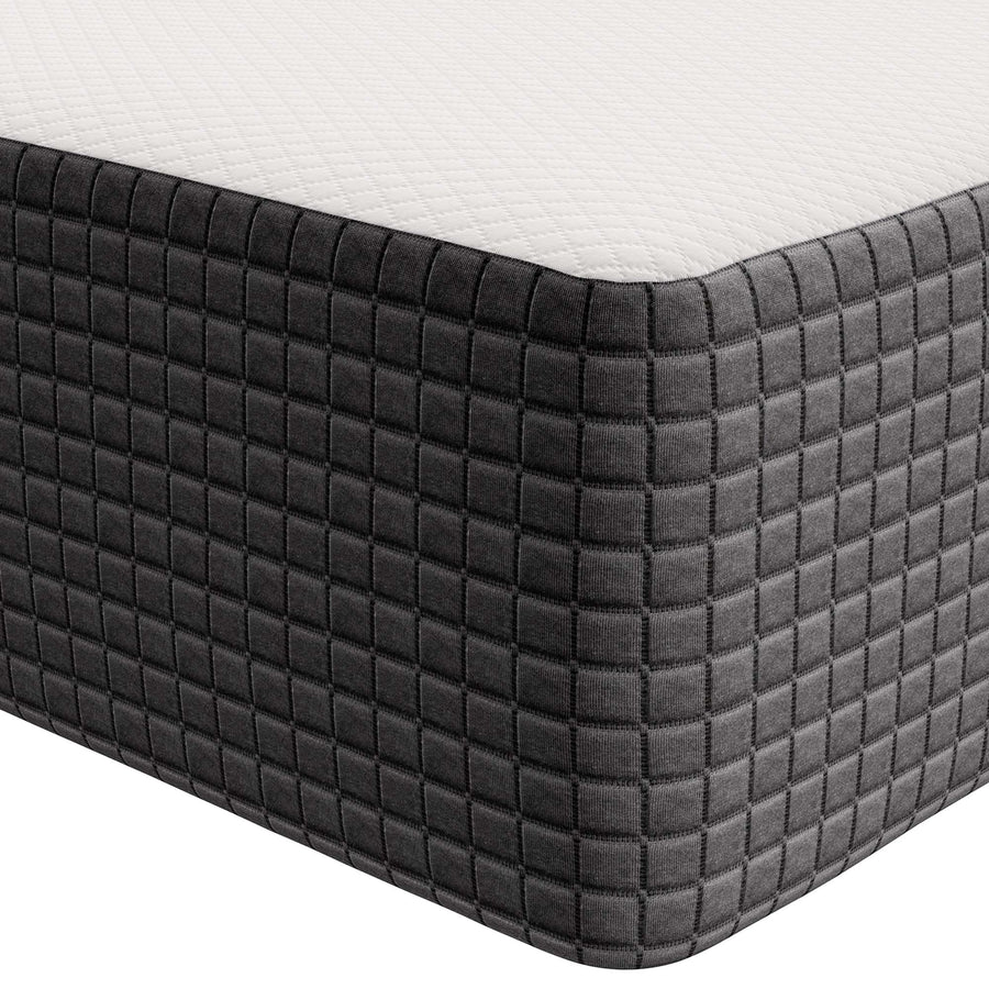Juno 12" Memory Foam Full Mattress in White