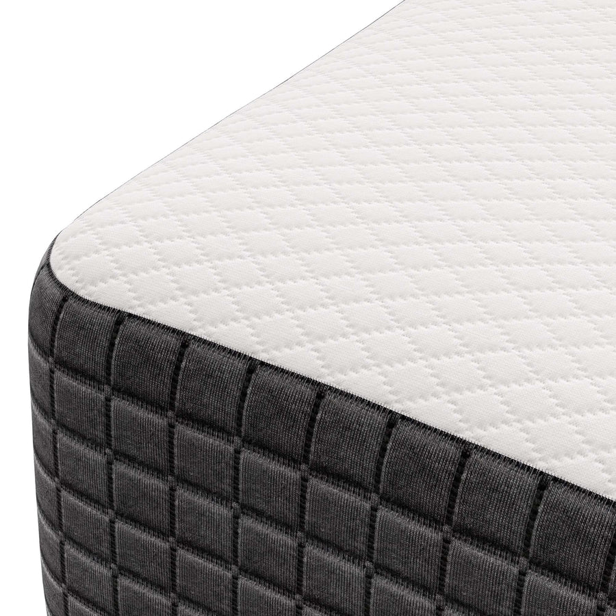 Juno 12" Memory Foam Full Mattress in White
