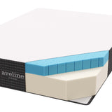 Juno 12" Memory Foam Full Mattress in White