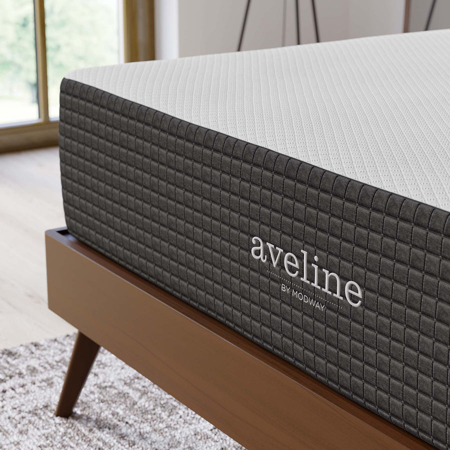 Juno 12" Memory Foam Queen Mattress in White