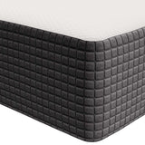 Juno 12" Memory Foam King Mattress in White