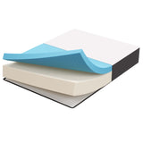 Juno 12" Memory Foam King Mattress in White