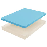 Juno 12" Memory Foam King Mattress in White