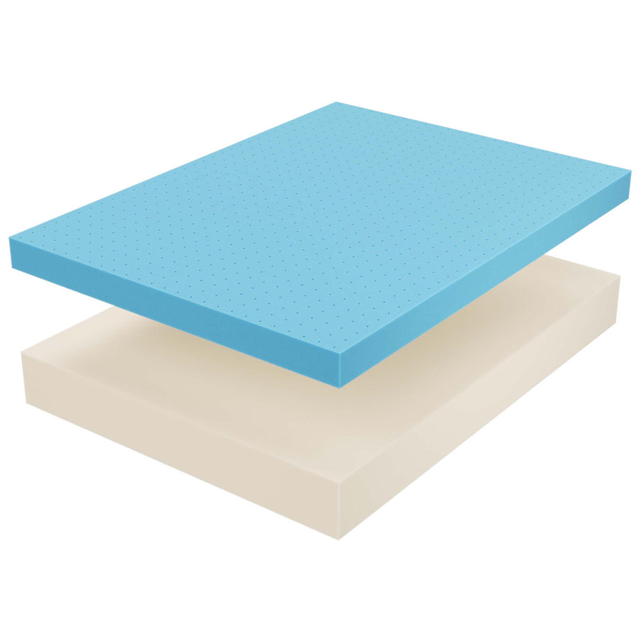 Juno 14" Memory Foam Full Mattress in White
