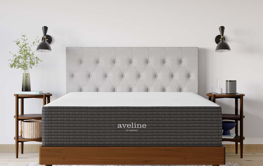 Juno 14" Memory Foam Queen Mattress in White