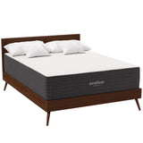 Juno 14" Memory Foam Queen Mattress in White