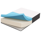 Juno 14" Memory Foam Queen Mattress in White