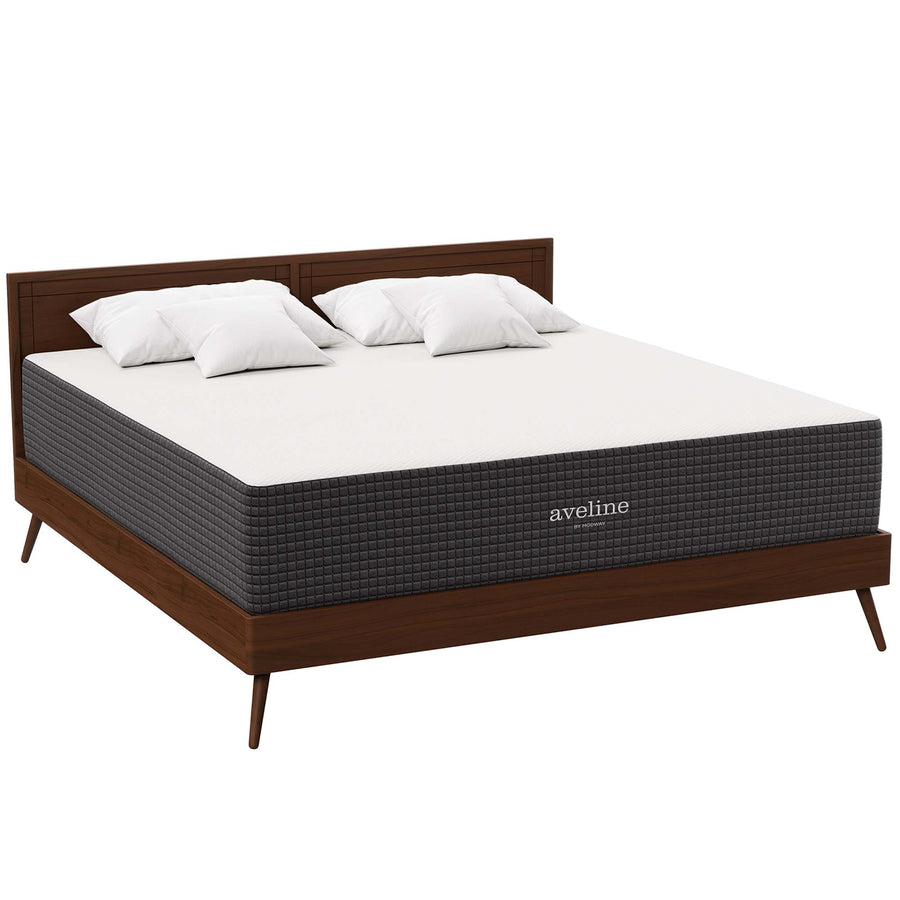 Juno 14" Memory Foam King Mattress in White