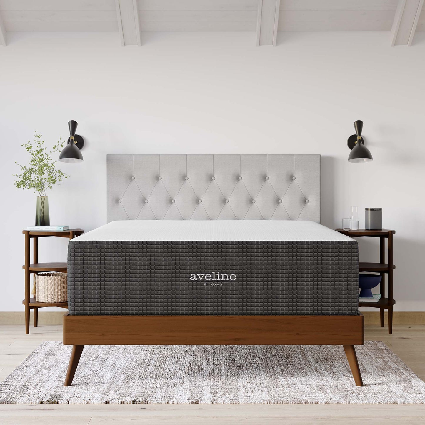 Aveline 16" Memory Foam King Mattress by Furniture for America