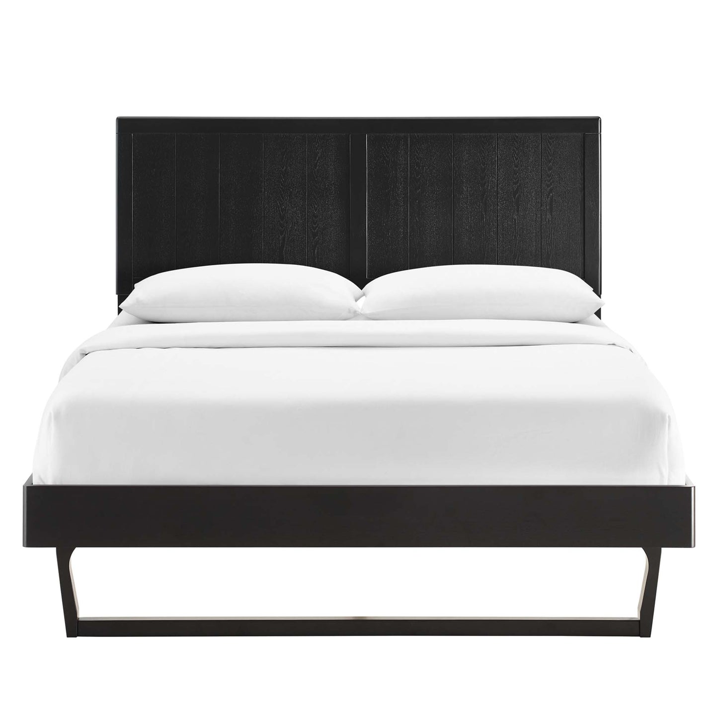 Alana Wood Full Platform Bed With Angular Frame by Furniture For America